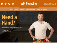 Tablet Screenshot of kendall-plumbers.com